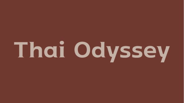 Thai Odyssey-100